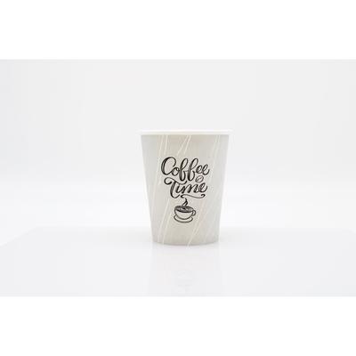 100x Coffee To Go Becher 8oz 200ml Grau