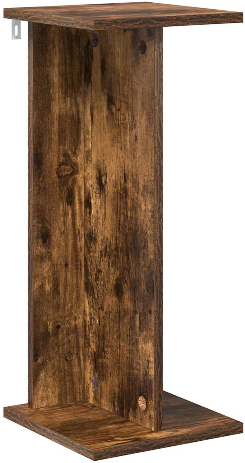 vidaXL Support de Plante Chêne fumé 25 x 25,5 x 60,5 cm