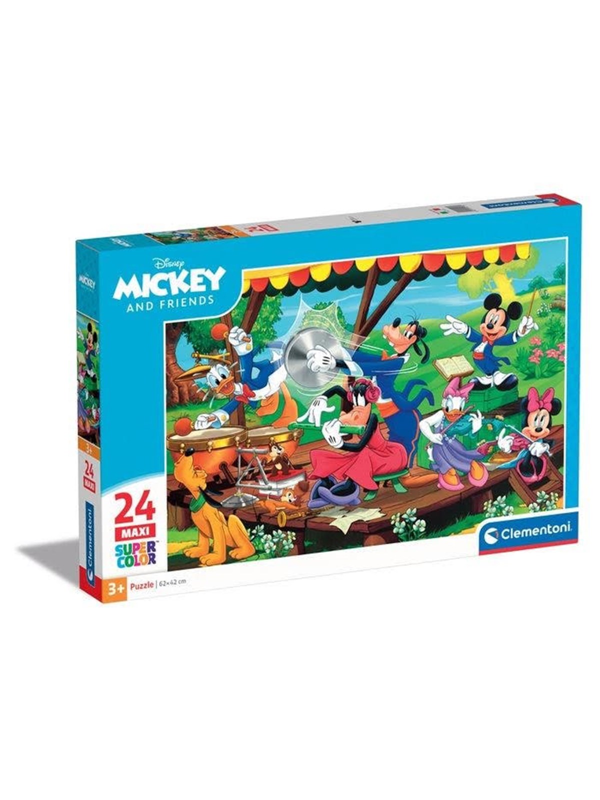 Clementoni Maxi-Puzzle Mickey and Friends, 24 Teile Maxi 2D Puzzles