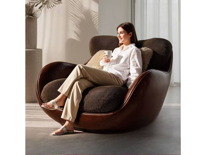 Canapé simple de luxe italien, fauteuil de détente, style nordique moderne, pour salon, meubles et décoration intérieure