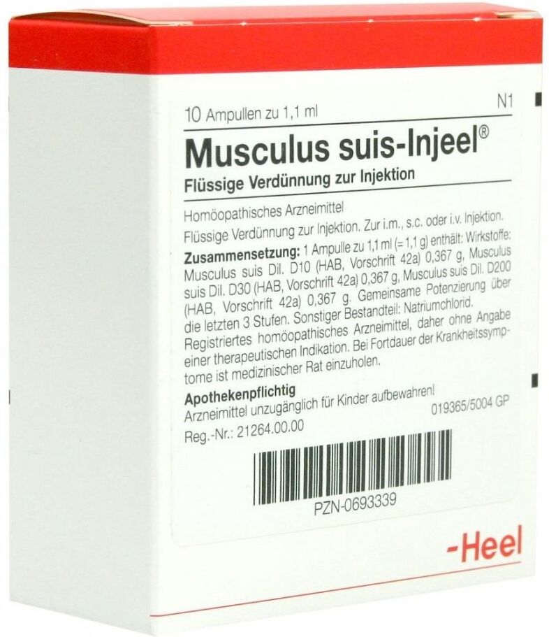 Musculus suis Injeel Ampullen