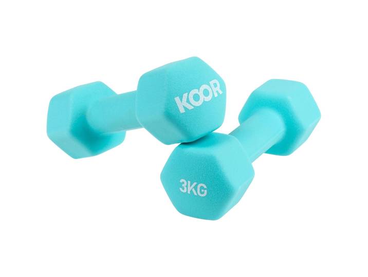 KOOR Hantel-Set Alli Mint 2x3 kg