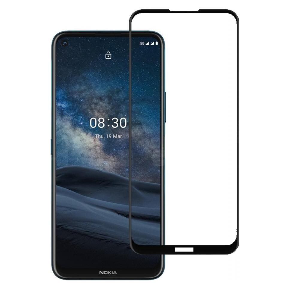 Screenguard Nokia 8.3 Full Screen Panzerglas Schutzfolie 2.5D 9H (Nokia 8.3) (00027221)