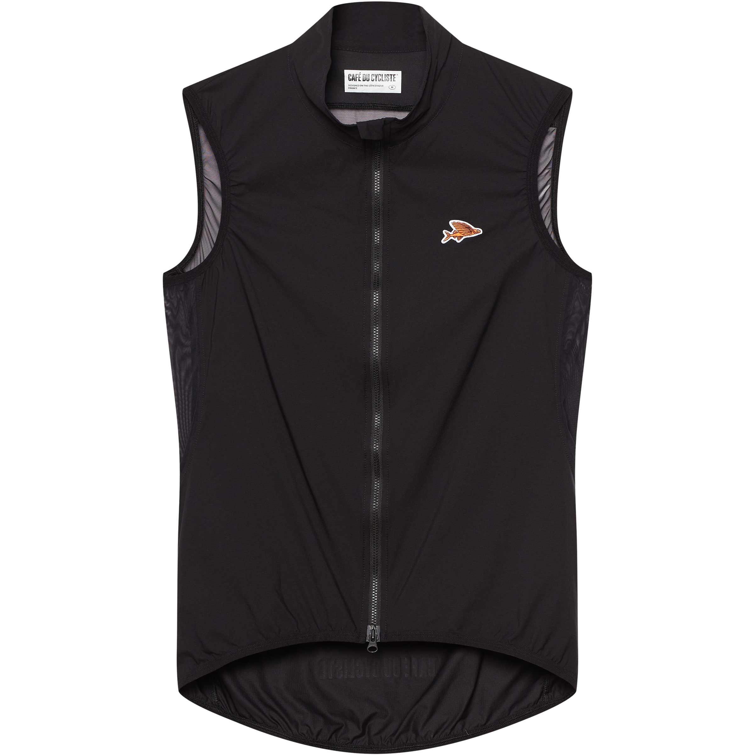 Café Du Cycliste Edith Windproof Weste Herren Fahrradwesten schwarz Größe M Gravel | Rennrad Windabweisend