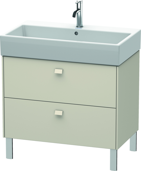Duravit Brioso Waschtischunterbau BR443509191 784x459mm, Taupe, 2 Auszüge