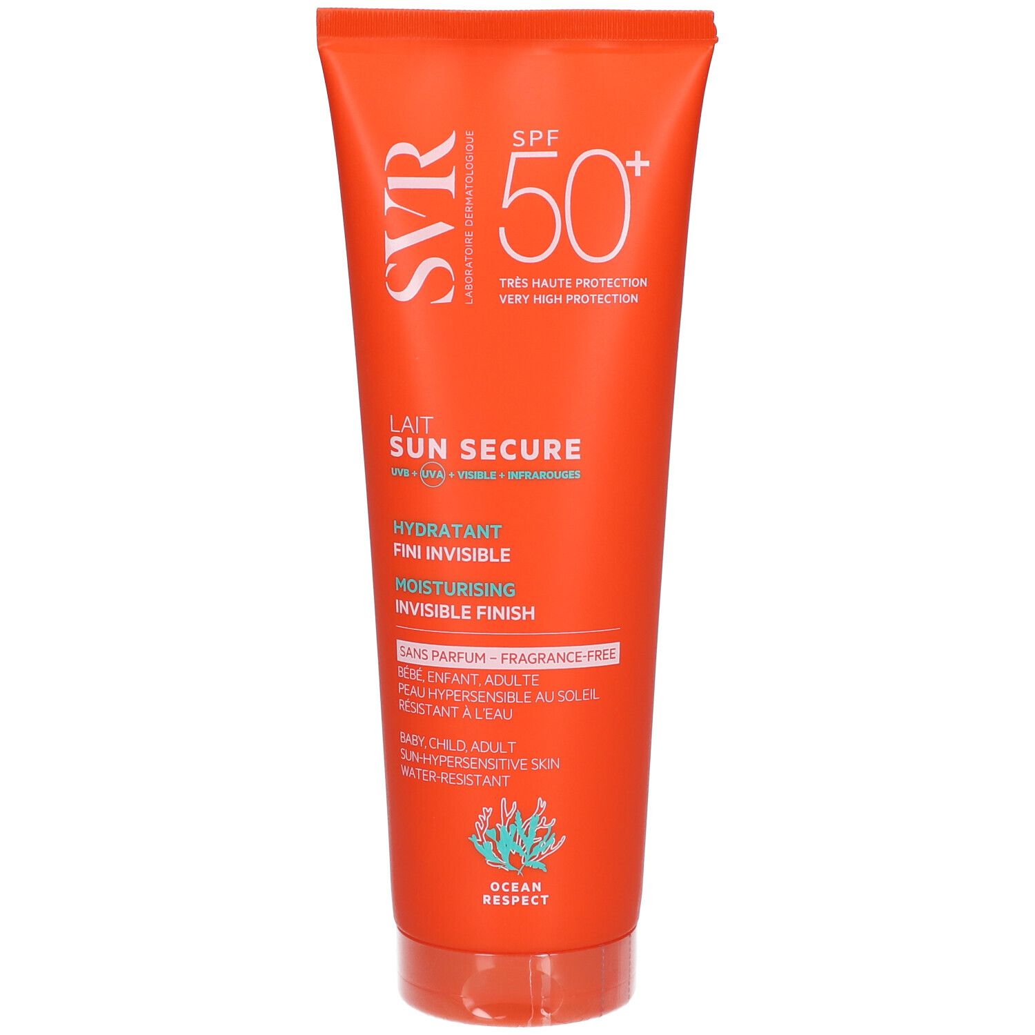 SVR Sun Secure Moisturising Milk Fragrance-Free Spf50+ 250 ml Milch