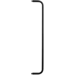 String System Stange für Metallboden 58/8/1 Schwarz
