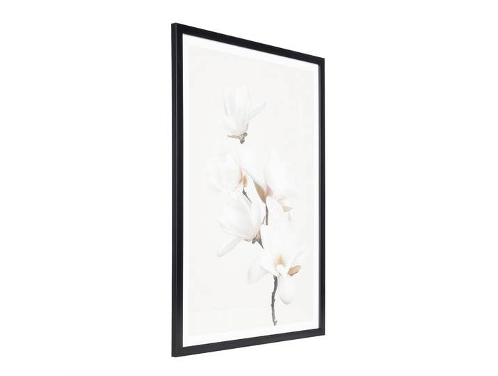 Druckgrafik Roberval Weiß/Beige/Schwarz ca. 53x73cm
