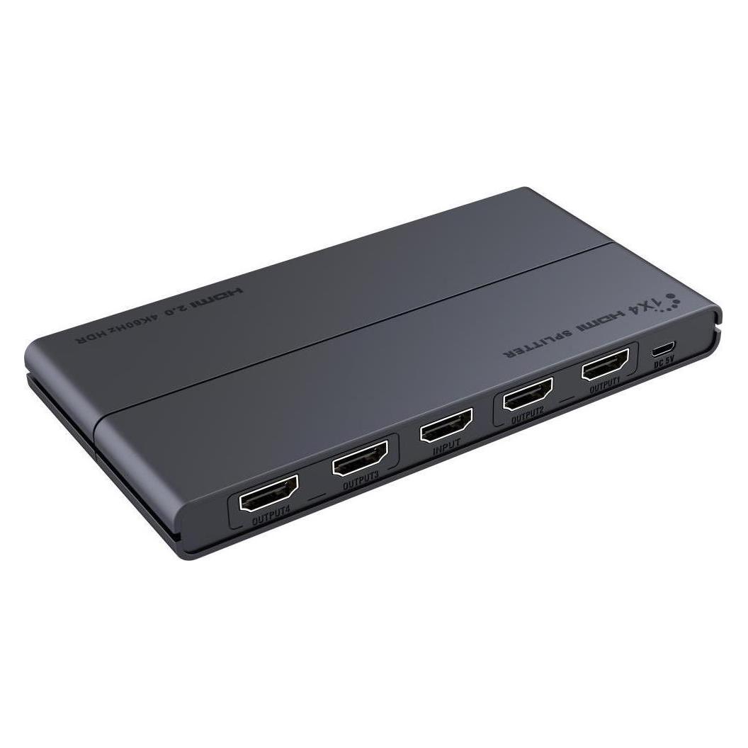 PremiumCord HDMI 2.0 Splitter 1-4 Anschlüsse, 4K x 2K (khsplit4h)