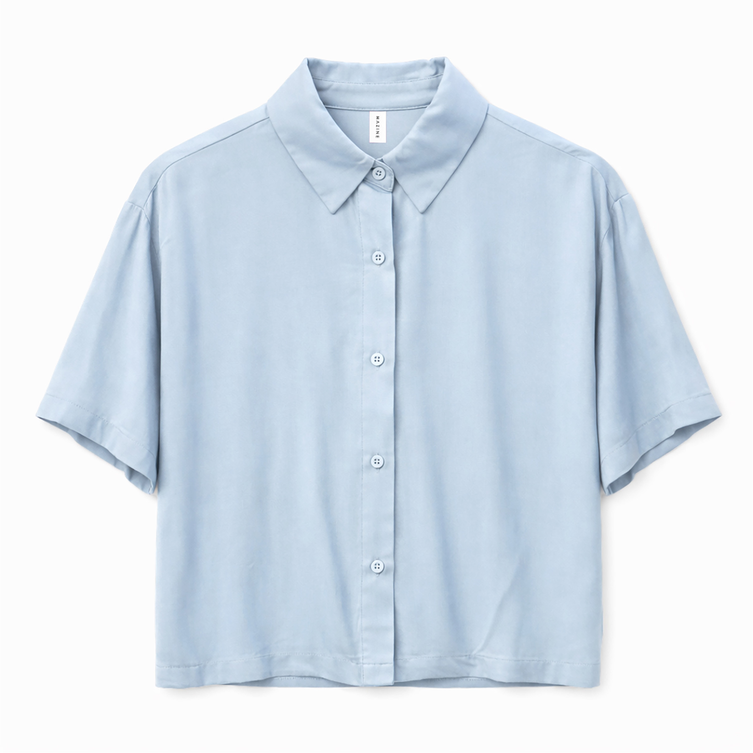 Mazine Viscose Damen Blusen blau Größe L Lifestyle Hautfreundlich