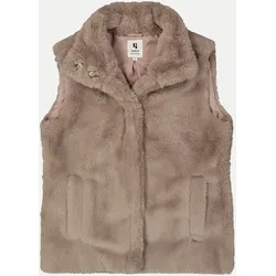 Teddy-Weste Beige S