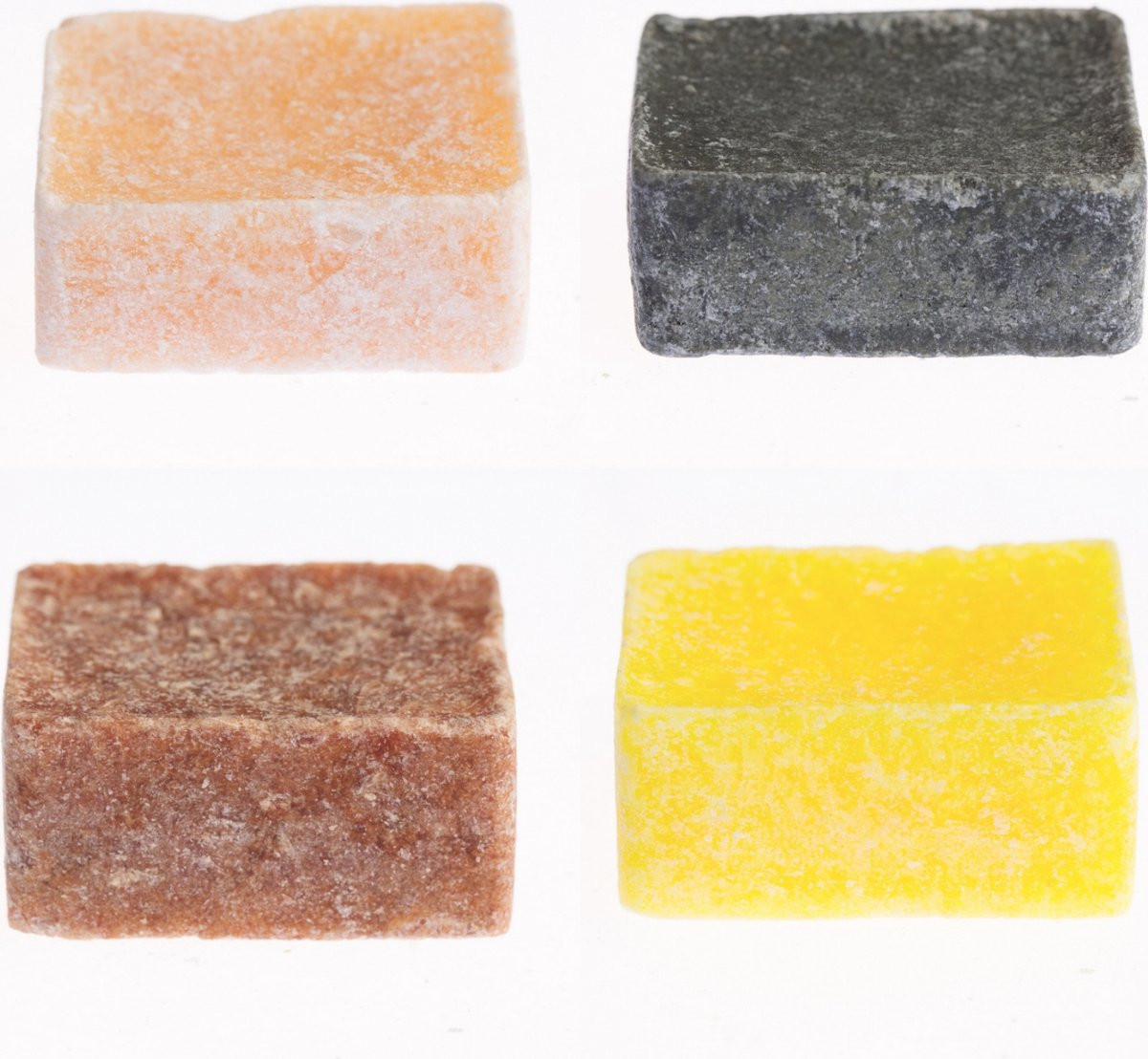4 stuks Amber geurblokjes - Originele Marokkaanse geurblokjes in de kleur amber