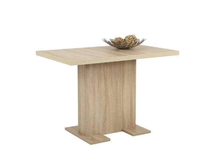 PREISBRECHER Säulen-Esstisch Säulen-Esstisch >Köln< in Sonoma Eiche oder Beton Dekor - 150x76x70cm, in Sonoma Eiche oder Beton Dekor - 150x76x70cm (BxHxT)