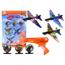 Waffenwerfer, Flugzeuge, 3 Flugzeuge, 3 Schilde, Orange