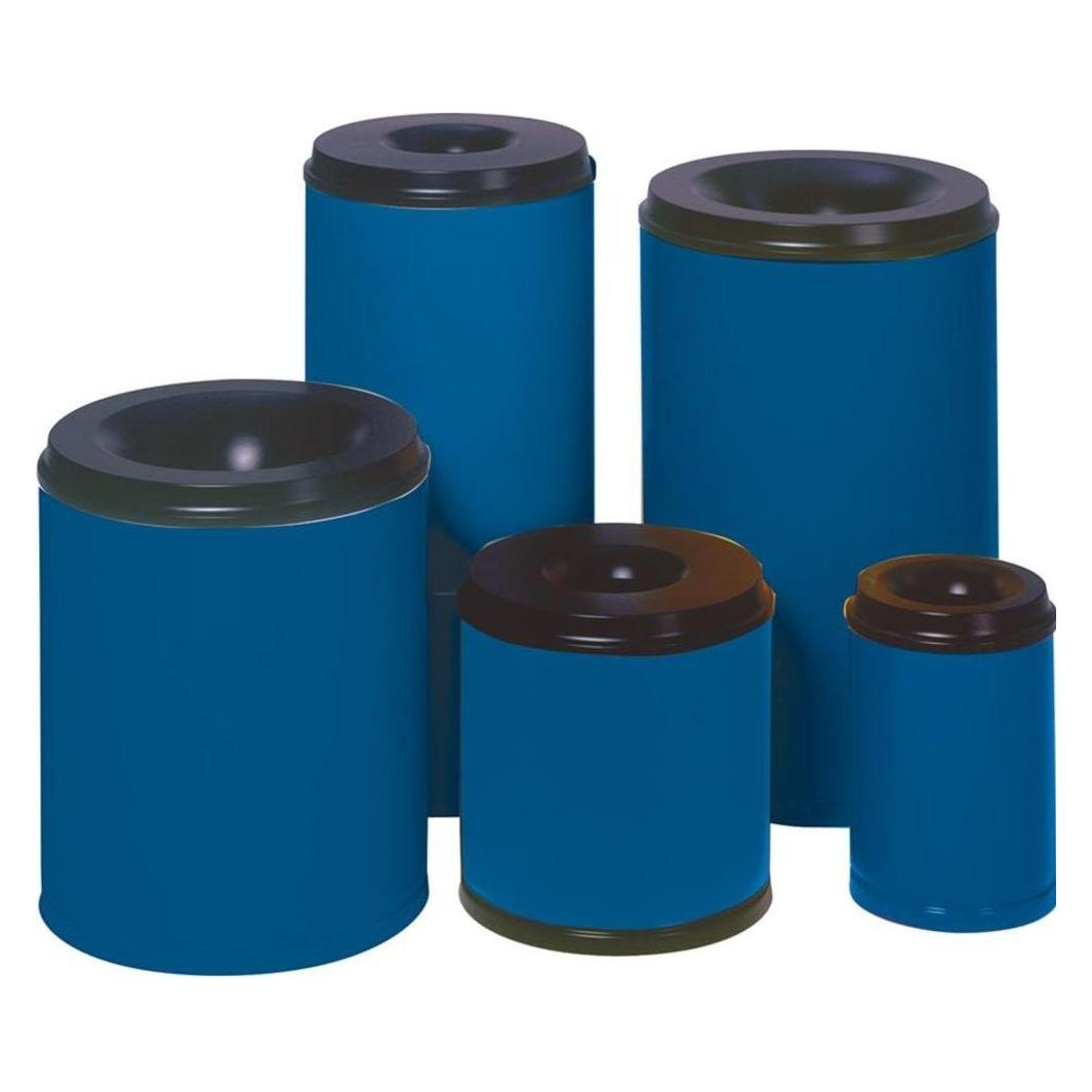 VAR Papierkorb 50 l blau selbstlöschend (50 l) (230412)