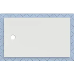 Geberit CleanFloor30 Duschfläche, integriert, mit Dichtvlies, 150x90cm, 551.016.00.1, Farbe: weiß / matt