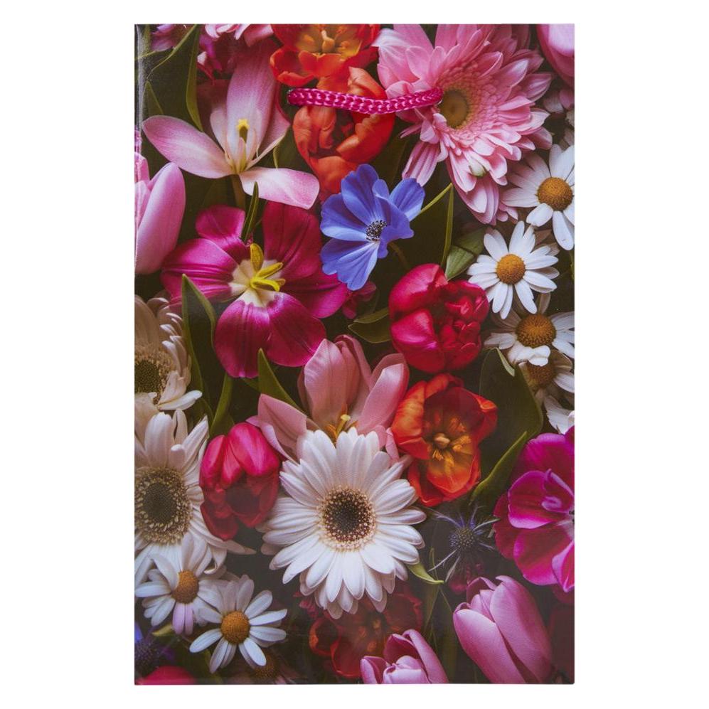Idena Geschenktasche classic Blumen glänzend 11,5x16x6cm sortiert (53883227)
