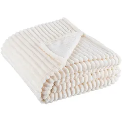 Kuscheldecke Rachele elfenbein 150x200