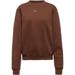 Nike Studio Fleece Sweatshirt Damen | Gr. S | braun - braun