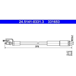 ATE 24.5141-0331.3 Bremsschlauch