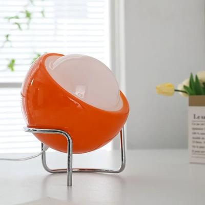 Uplift Picks Bauhaus Glass Table Lamp Nordic LED Retro Bedside And Desk Light orange
