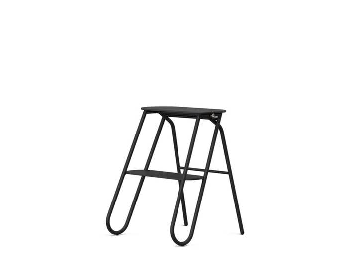 Trittschemel Bukto Frost schwarz, Designer Bønnelycke MDD, 37x46.5x40 cm