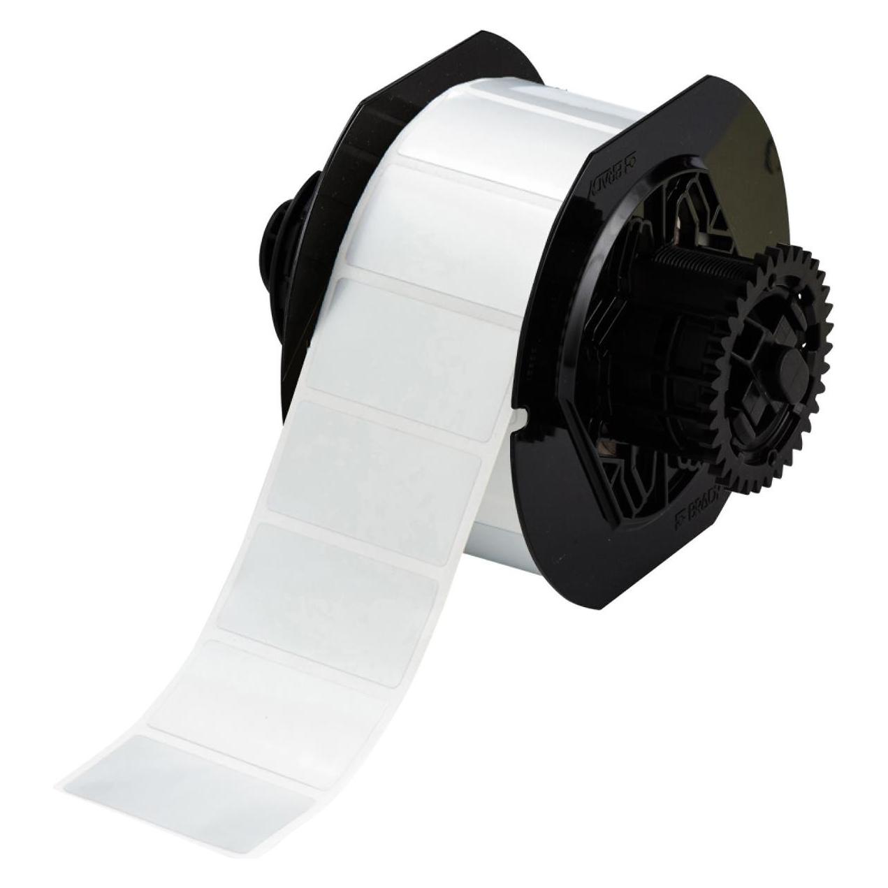 Brady B33 Series glänzende Etiketten aus metallisiertem Polyester mit 0,7 mil Klebstoff (55.88 mm) (B33-17-435)
