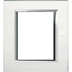 Legrand HA4826VSA Abdeckrahmen AXOLUTE: 3 + 3 Module, Farbe: Glas Spiegelnd