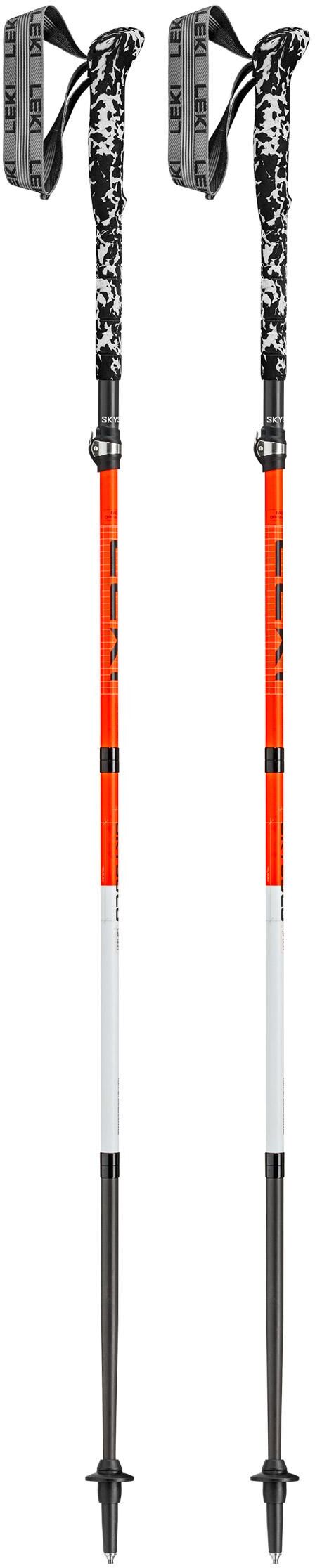Leki  - Skysolo Fx.One Carbon Neon Orange White Black - 125 - Bâtons de randonnée