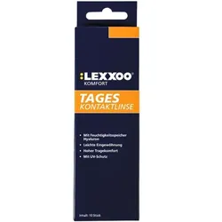 Lexxoo Kontaktlinse Tageslinse »Komfort« -2,00 dpt 10 Stück schwarz