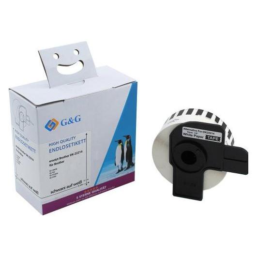 G&G Endlos-Etiketten-Band 12 mm x 30.48 m 1 St. ET-B-G-22214 Adress-Etiketten (12 mm) (ET-B-G-22214)