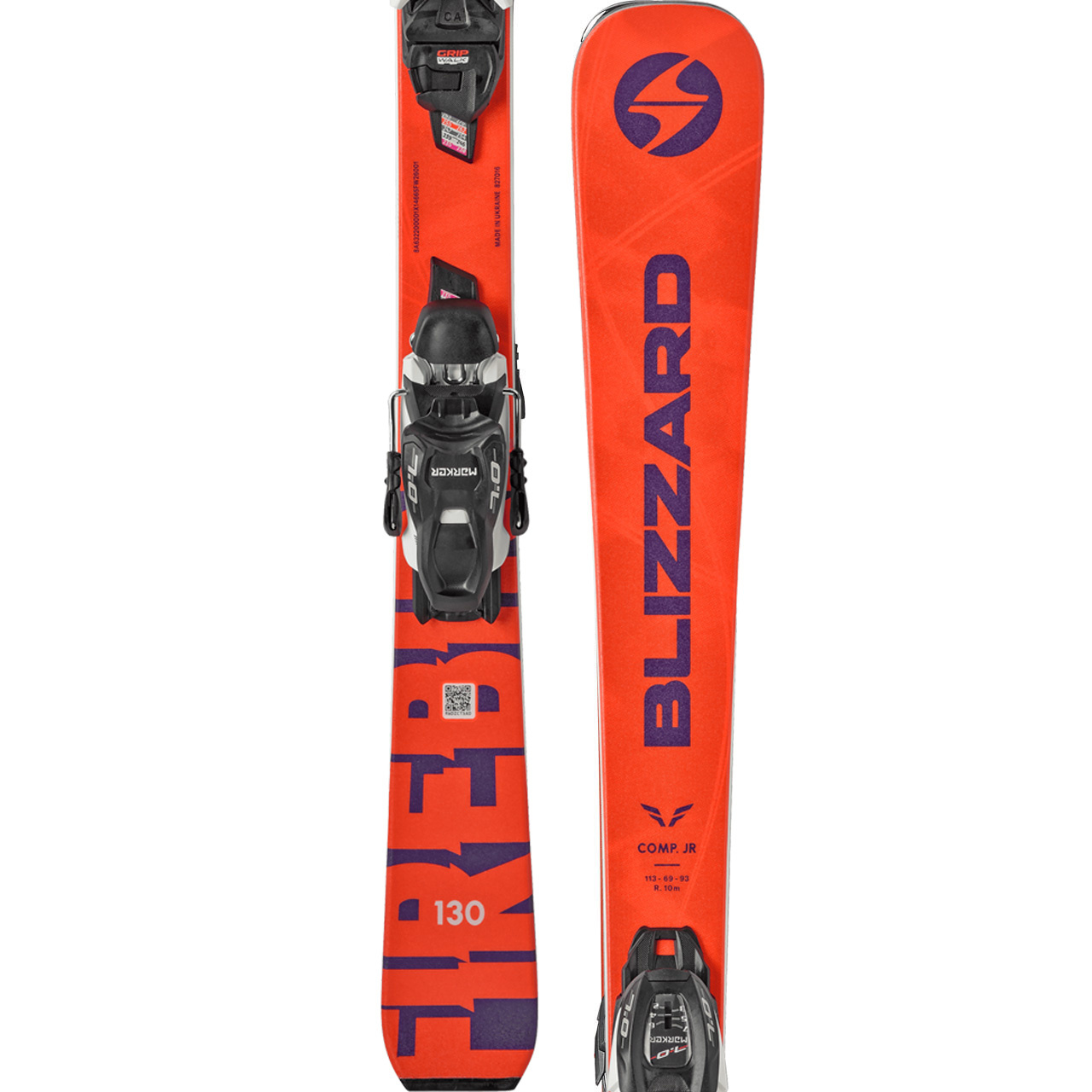 Blizzard Firebird Comp JR. FDT 4.5 Orange - 110 cm