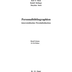 Tri - Weber, Fachbücher von Karl F. Stock, Marylène Stock, Rudolf Heilinger