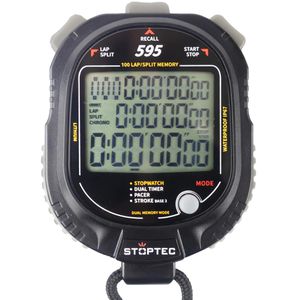 Stoptec Stoppuhr 595, digital, für Sport, Industrie, wasserdicht