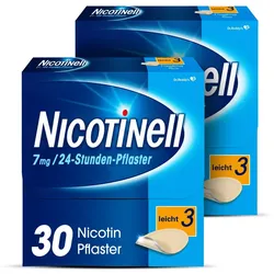 NICOTINELL 7 mg / 24-Stunden-Pflaster Doppelpack 2X30 St