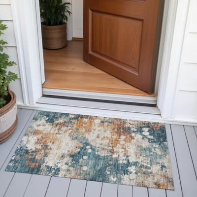 Addison Rugs Machine Washable Indoor/Outdoor Modern Puffy Chantille Rug