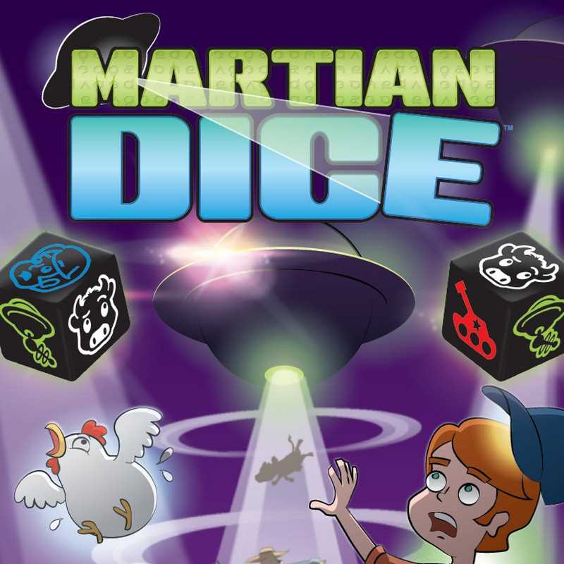 Martian Dice - Fast-Paying Push-Your-Luck Dice Game for Family Game Nights, Ages 8+, by Calliope Games