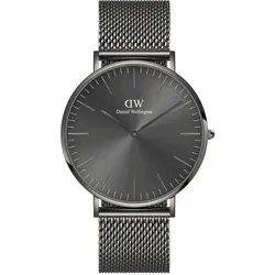 DANIEL WELLINGTON - CLASSIC MESH GRAPHITE graphite grau- graphite grau-mesh / 40mm