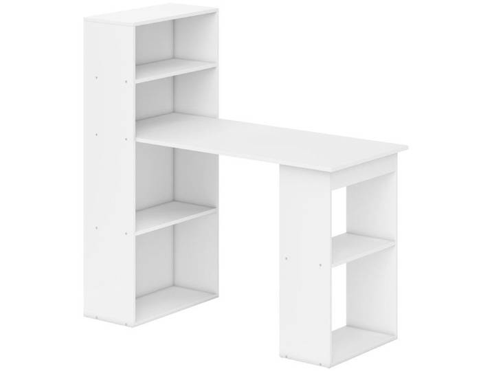 Bureau informatique bureau avec rangement 6 compartments ouverts table d'ordinateur pour chambre studio 120