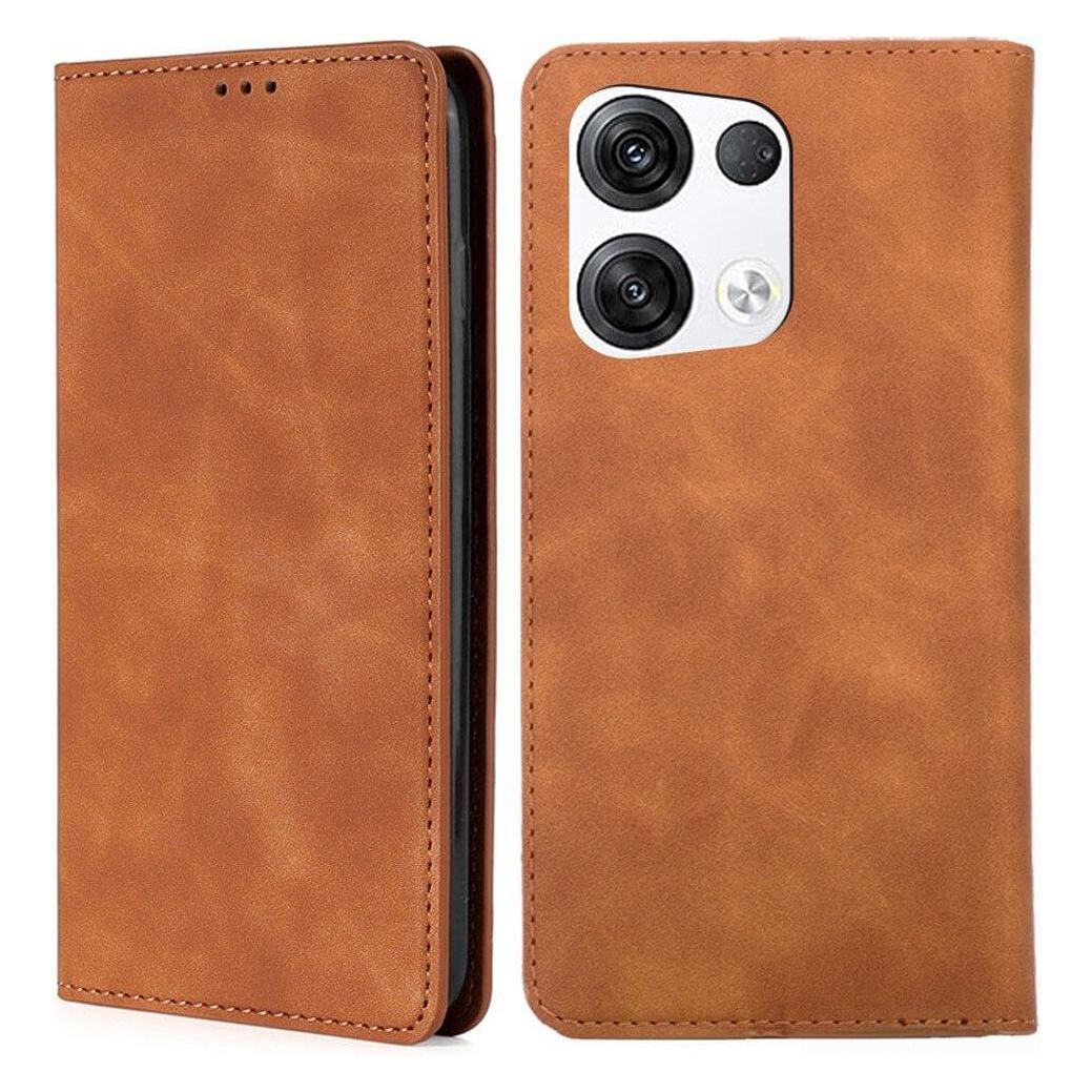 Cover-Discount OPPO Reno8 Pro - Stand Flip Case Hülle beige (OPPO Reno8 Pro) (103007696D)