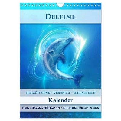 Delfine - Kalender (Wandkalender 2026 DIN A4 hoch), CALVENDO Monatskalender