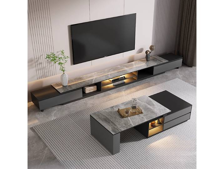 Meuble Tv universel moderne de luxe Table basse réglable salon meuble Tv vitrine design Mueble Para meubles de télévision