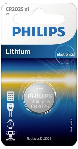 Philips Knopfzelle CR2025 3V 1 St. Lithium Minicells