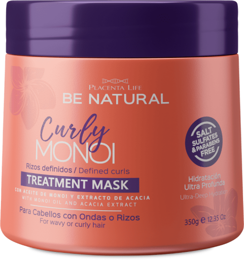 Be Natural Curly Monoi Mask Defined Curls 350 gr