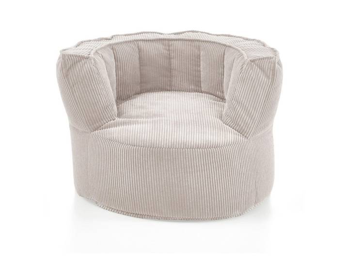 Mid.you Sitzsack Snuggle, Beige, Füllung: Styroporkugeln, 95x65x95 cm, Made in EU, FSC Mix, Indoor, Wohnzimmer, Sessel, Sitzsäcke