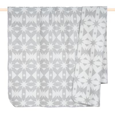 Wohndecke PAD "BIRTH", grau, B:150cm L:200cm, Baumwolle, Polyacryl, Wohndecken, Wohndecke, Sanfte Farben und lebensfrohe Motive für eine leichte Atmosphäre
