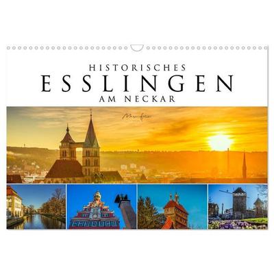 Historisches Esslingen am Neckar 2027 (Wandkalender 2027 DIN A3 quer), CALVENDO Monatskalender