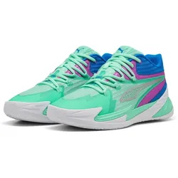 PUMA Dagger Basketballschuhe 06 - green glimmer/pure magenta 43