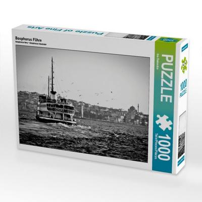 CALVENDO Puzzle Bosphorus Fähre 1000 Teile Puzzle quer | 1000 Teile Lege-Größe 64 × 48 cm Foto-Puzzle für glückliche Stunden