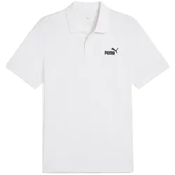 PUMA Essentials No. 1 Logo Pique Poloshirt Herren 02 - PUMA white L